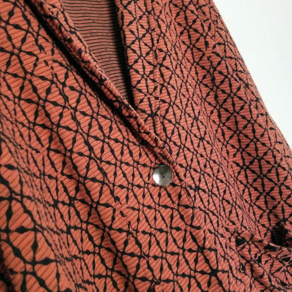 Marketplace Handwork of India Shawl Collar Cardigan Jacket Coat Coatigan L Boho - Picture 11 of 15